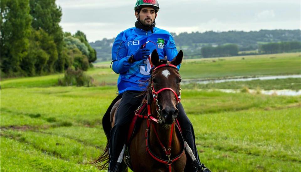 Hamdan bin Mohammed strikes gold in France
