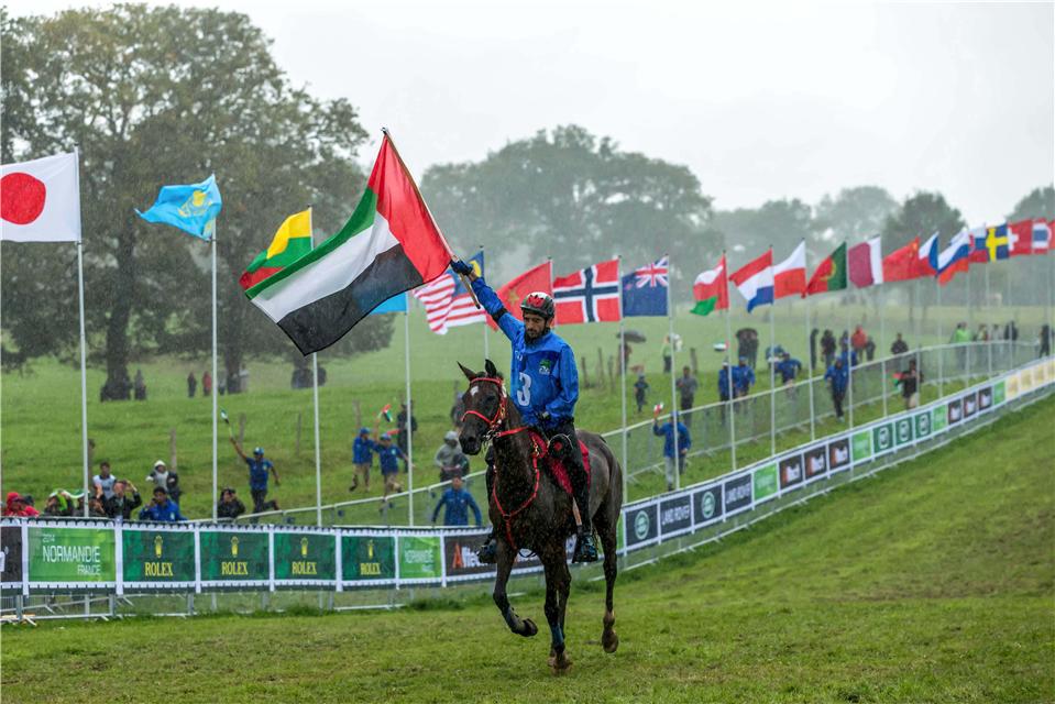 Hamdan bin Mohammed strikes gold in France