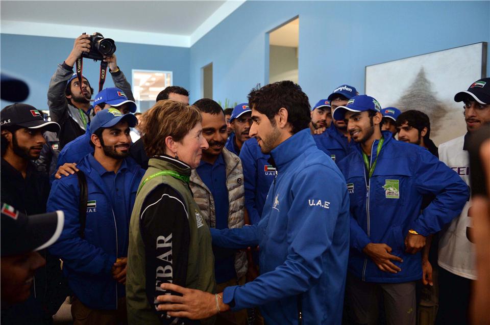 Hamdan bin Mohammed strikes gold in France
