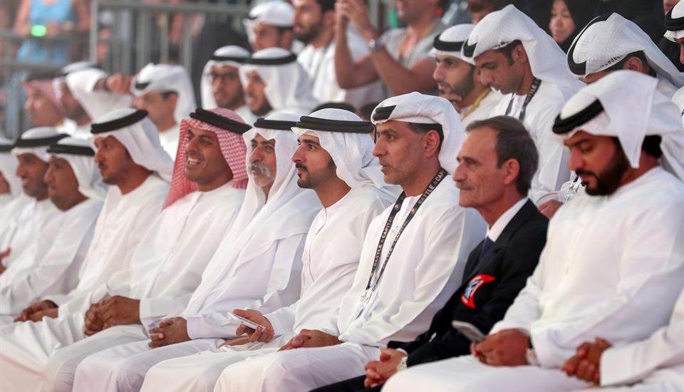Hamdan attends Abu Dhabi World Professional Jiu-Jitsu Championship