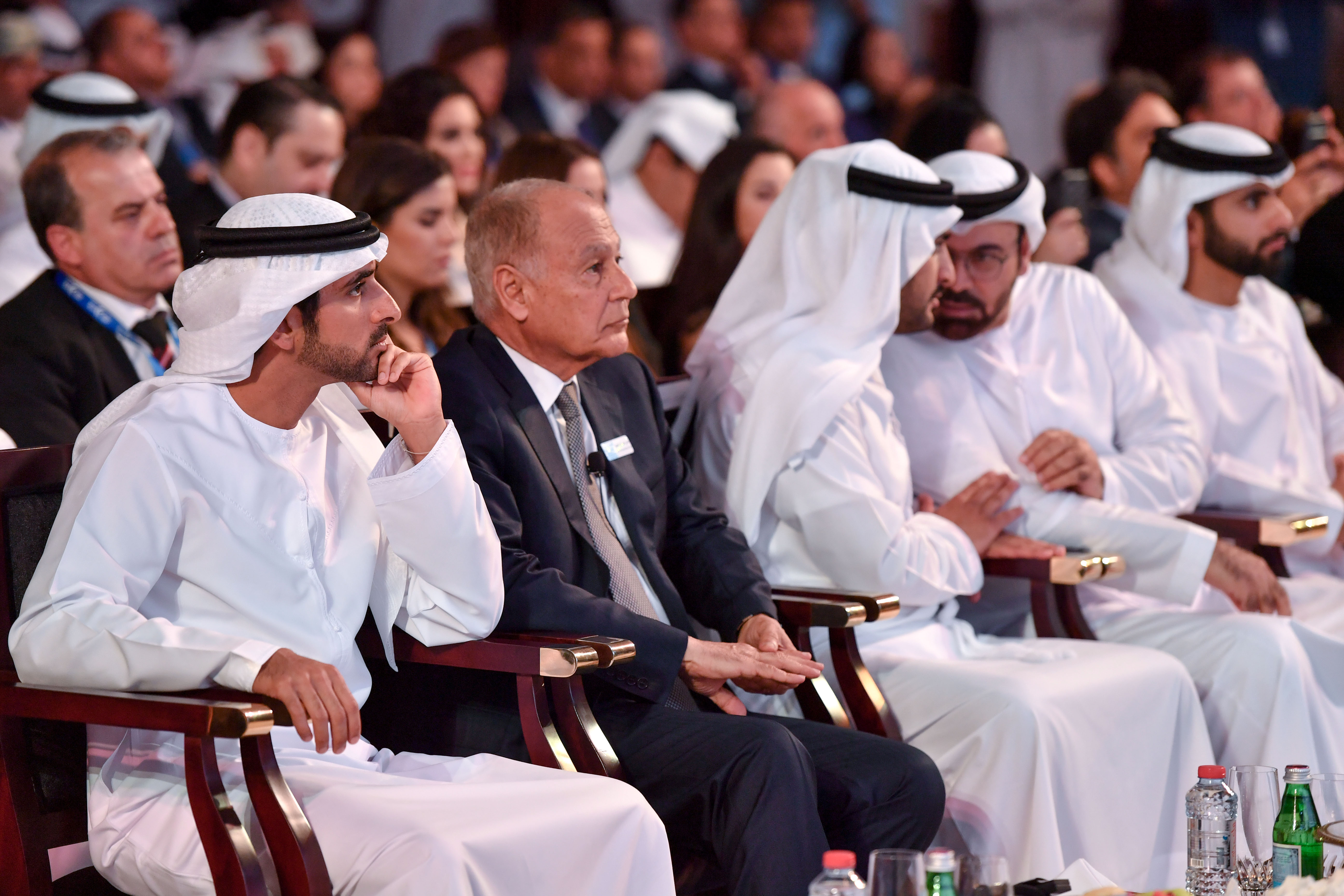 حمدان بن محمد يشهد افتتاح منتدى الإعلام العربي الـ16