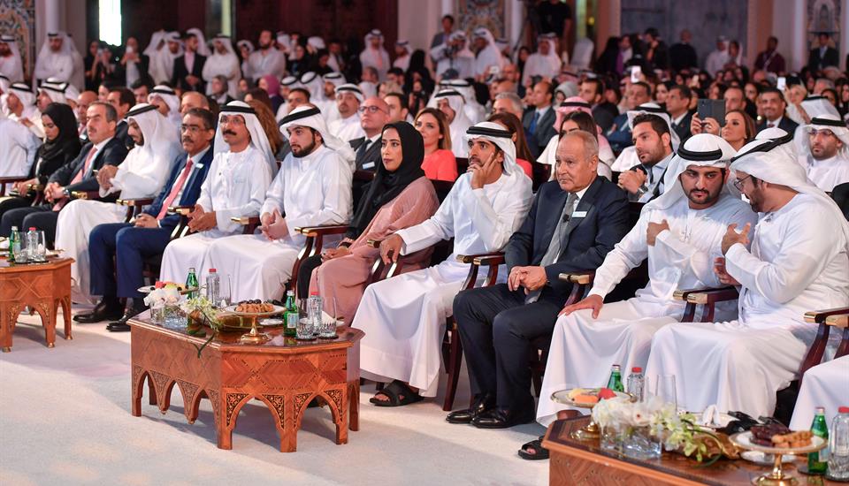 حمدان بن محمد يشهد افتتاح منتدى الإعلام العربي الـ16