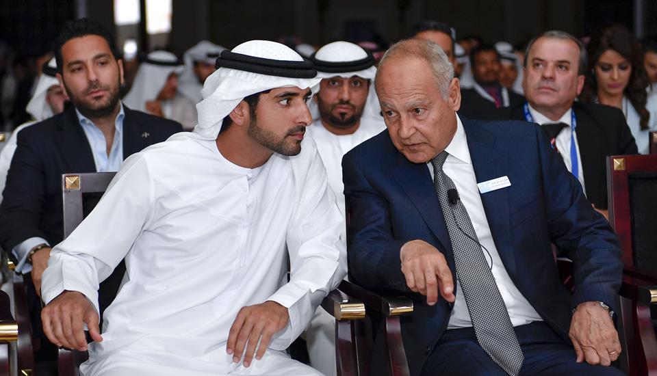 حمدان بن محمد يشهد افتتاح منتدى الإعلام العربي الـ16