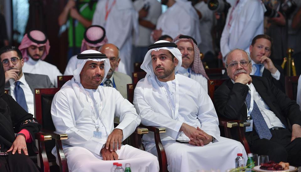 حمدان بن محمد يشهد افتتاح منتدى الإعلام العربي الـ16