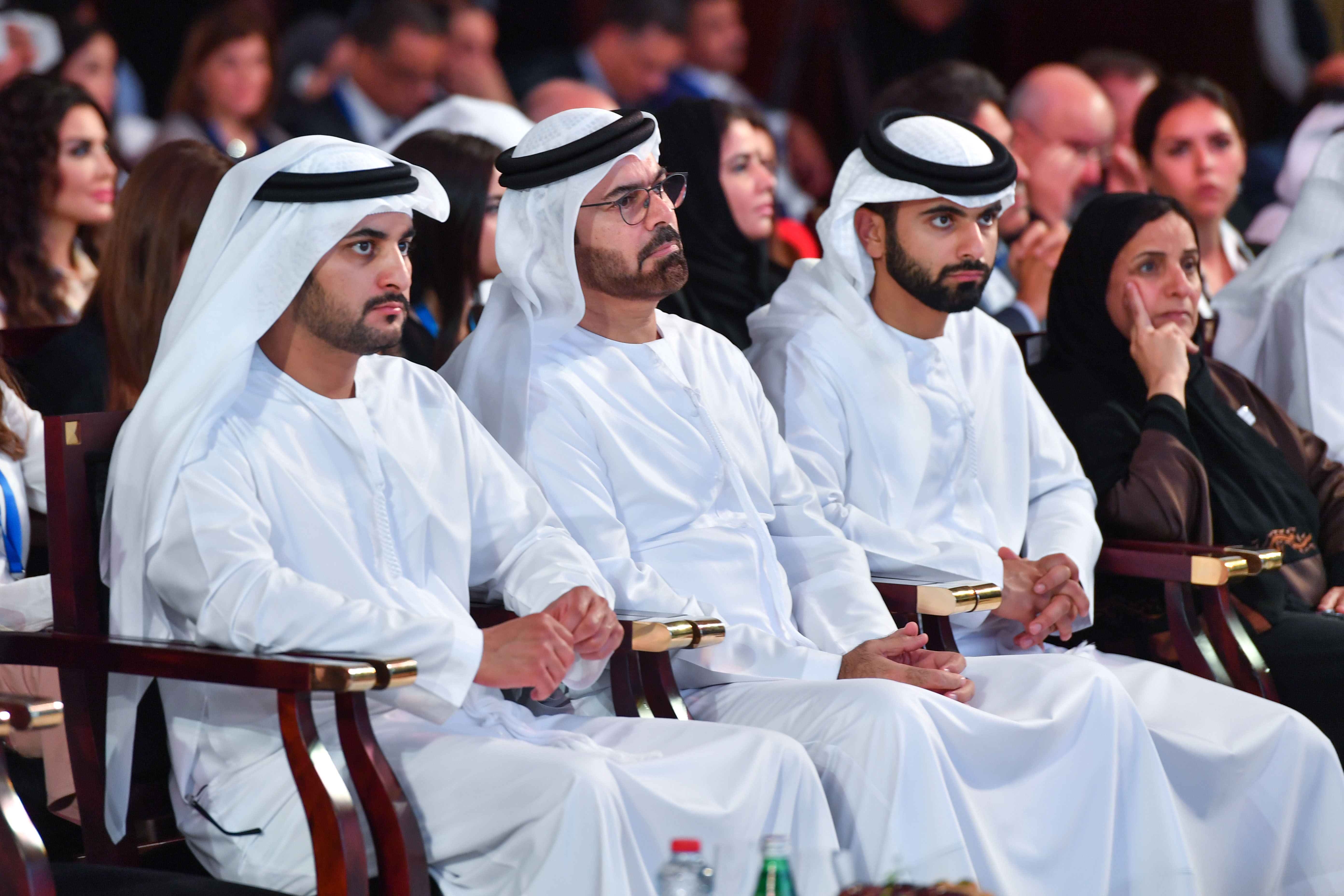 حمدان بن محمد يشهد افتتاح منتدى الإعلام العربي الـ16