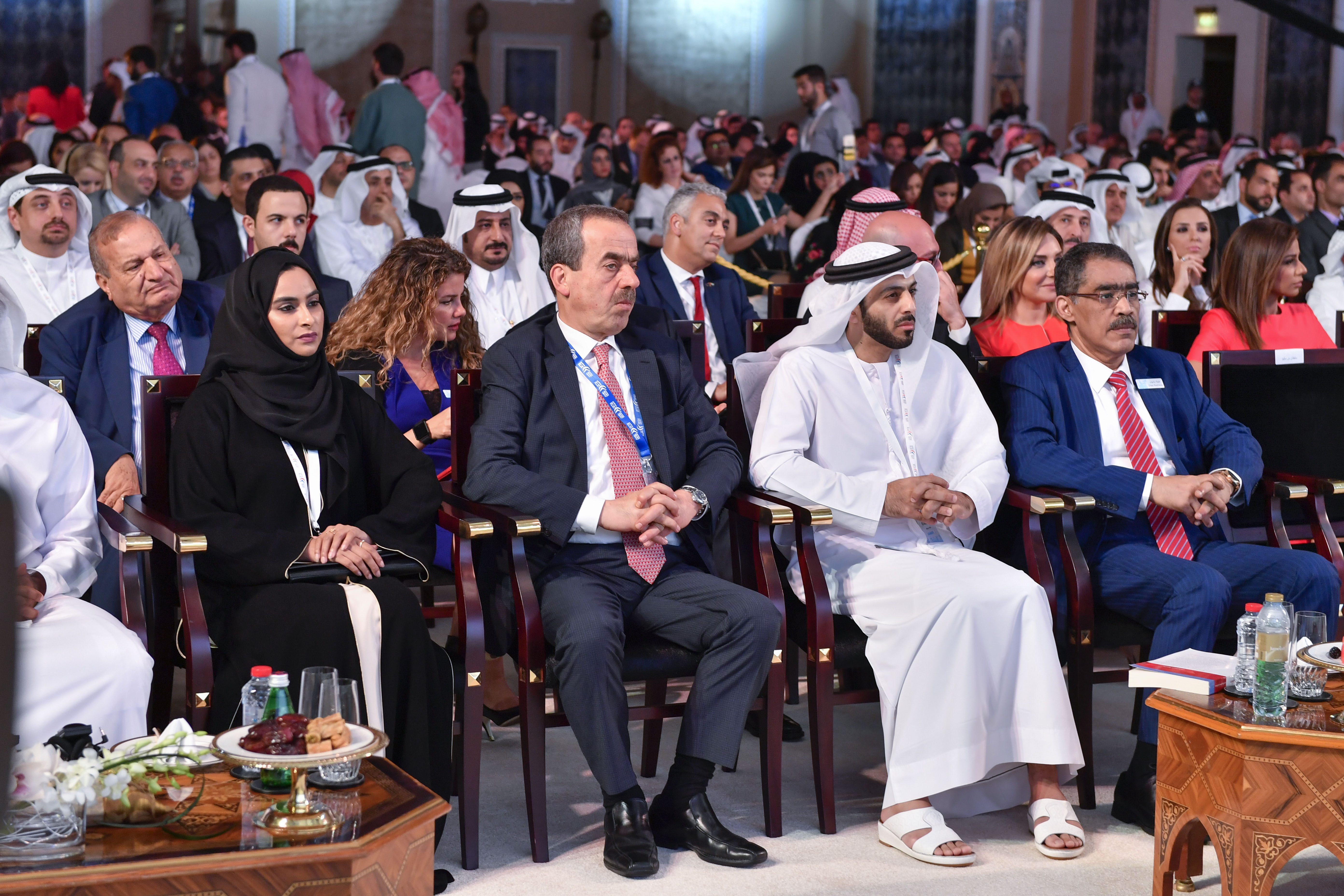 حمدان بن محمد يشهد افتتاح منتدى الإعلام العربي الـ16