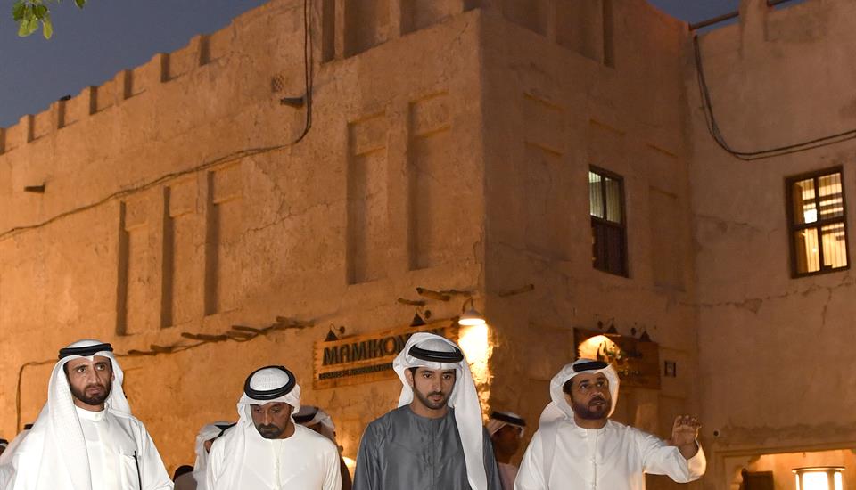 حمدان بن محمد بن راشد يزور مشروع السيف الوجهة السياحية الجديدة على ضفاف