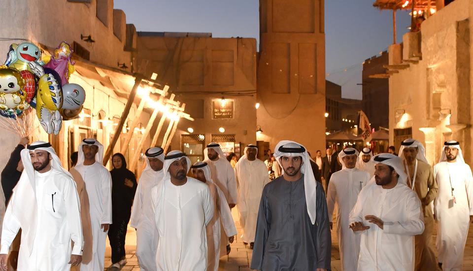حمدان بن محمد بن راشد يزور مشروع السيف الوجهة السياحية الجديدة على ضفاف