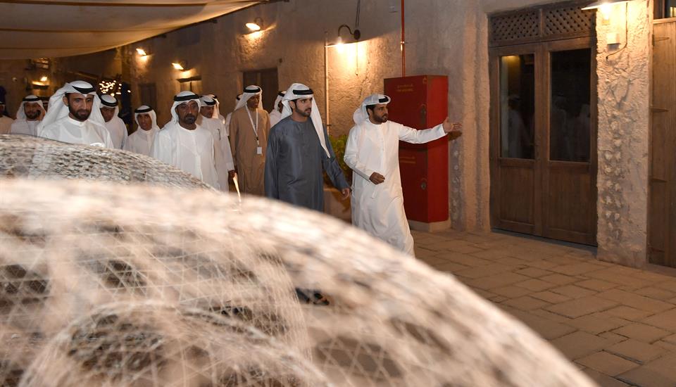 حمدان بن محمد بن راشد يزور مشروع السيف الوجهة السياحية الجديدة على ضفاف