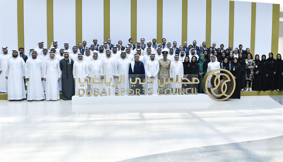 Hamdan bin Mohammed visits Dubai Sports Council
