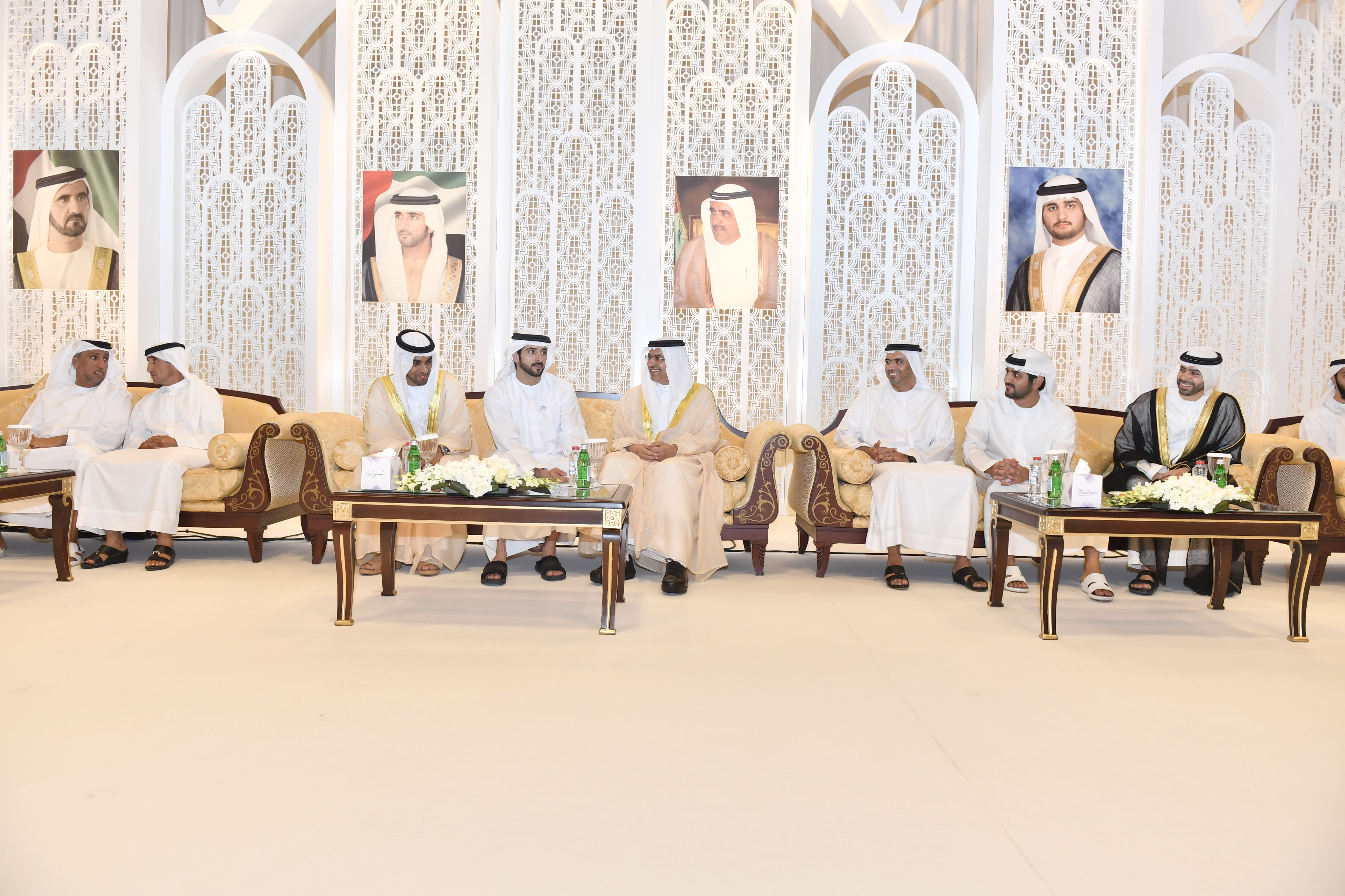 Hamdan bin Mohammed, Maktoum bin Mohammed attend Al Ghurair family