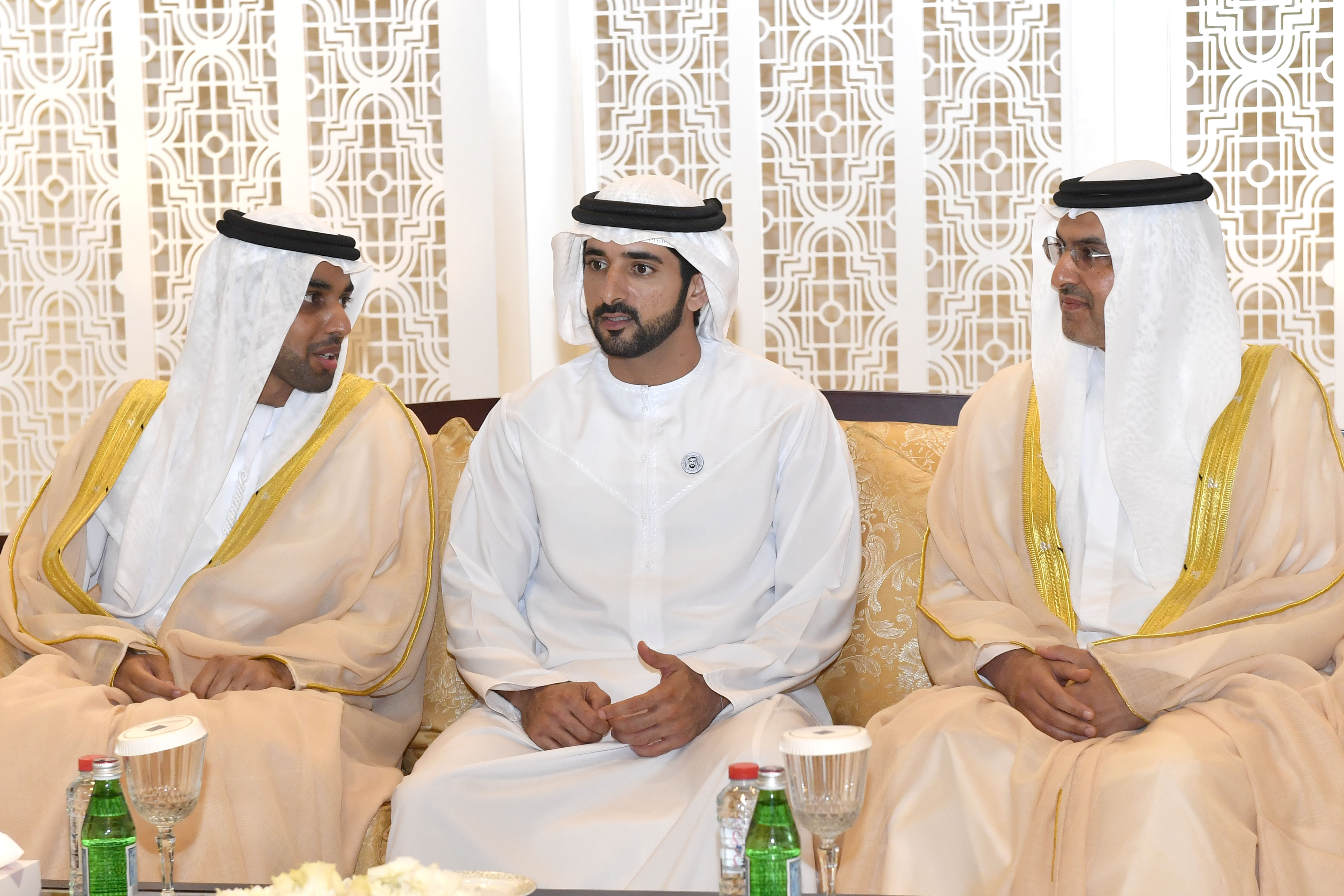 Hamdan bin Mohammed, Maktoum bin Mohammed attend Al Ghurair family