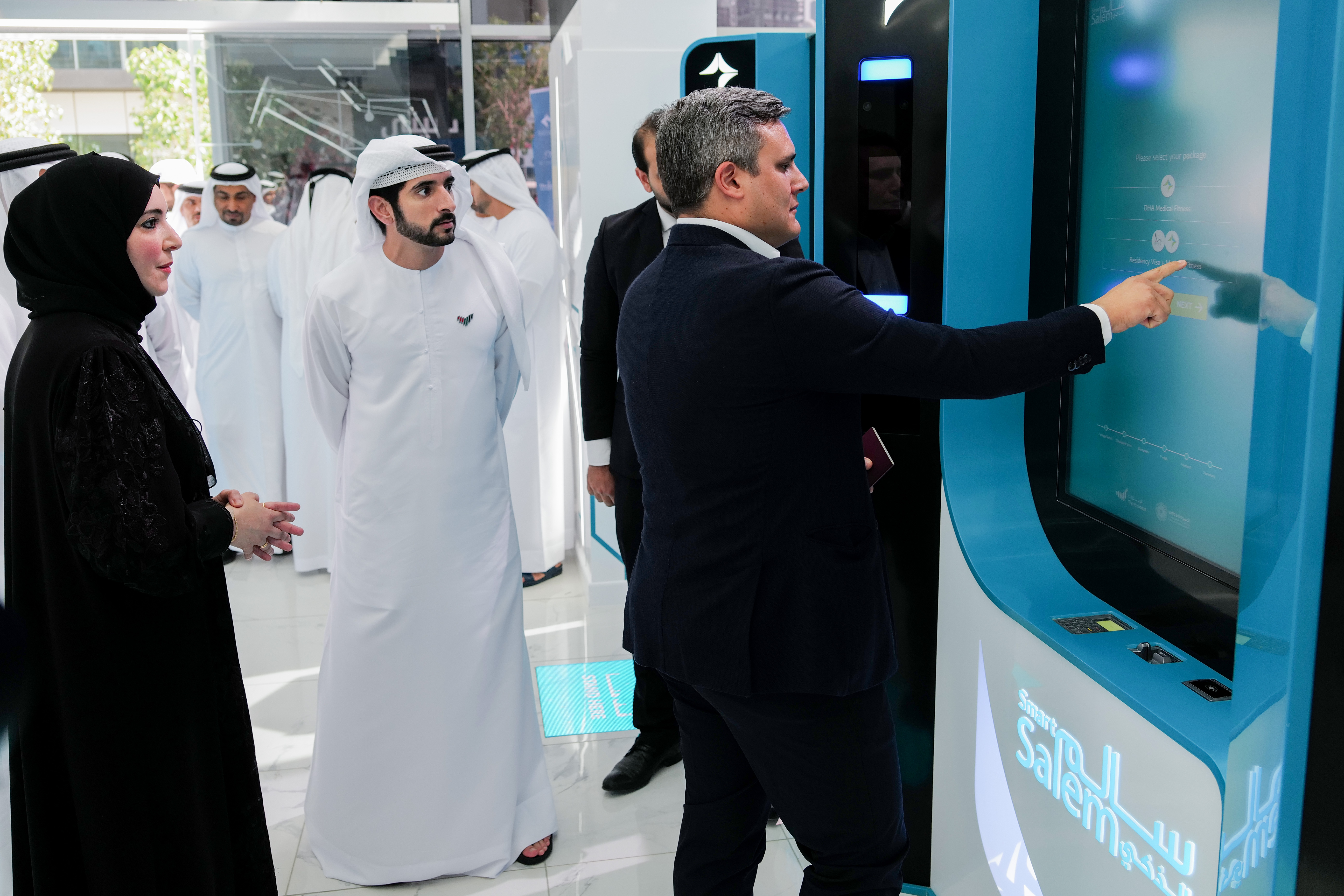 Hamdan bin Mohammed opens Salem medical fitness smart centre