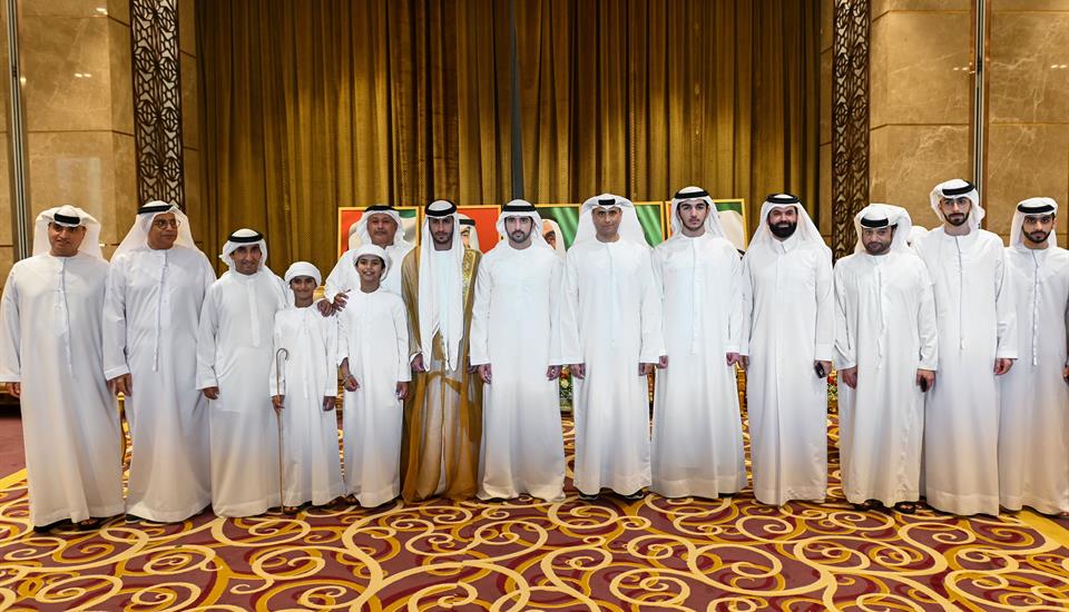 حمدان بن محمد يحضر حفل استقبال أحمد جابر بن عبدالله الحربي لزفاف نجله