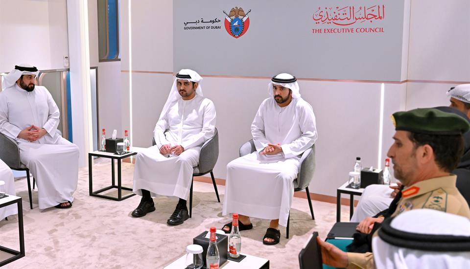 حمدان بن محمد يترأس اجتماع المجلس التنفيذي في معرض سوق السفر العربي