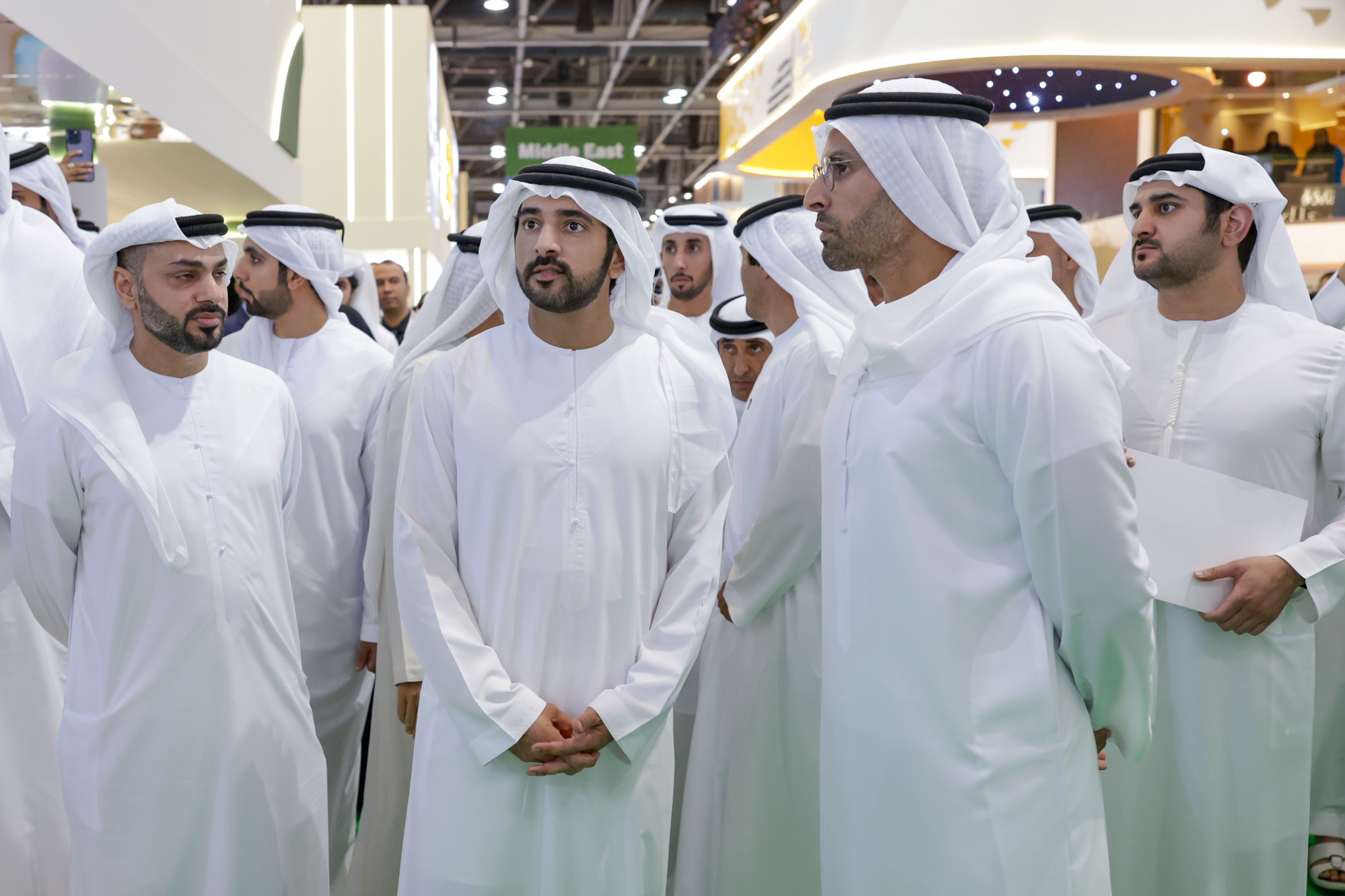 Hamdan bin Mohammed tours Arabian Travel Market 2024