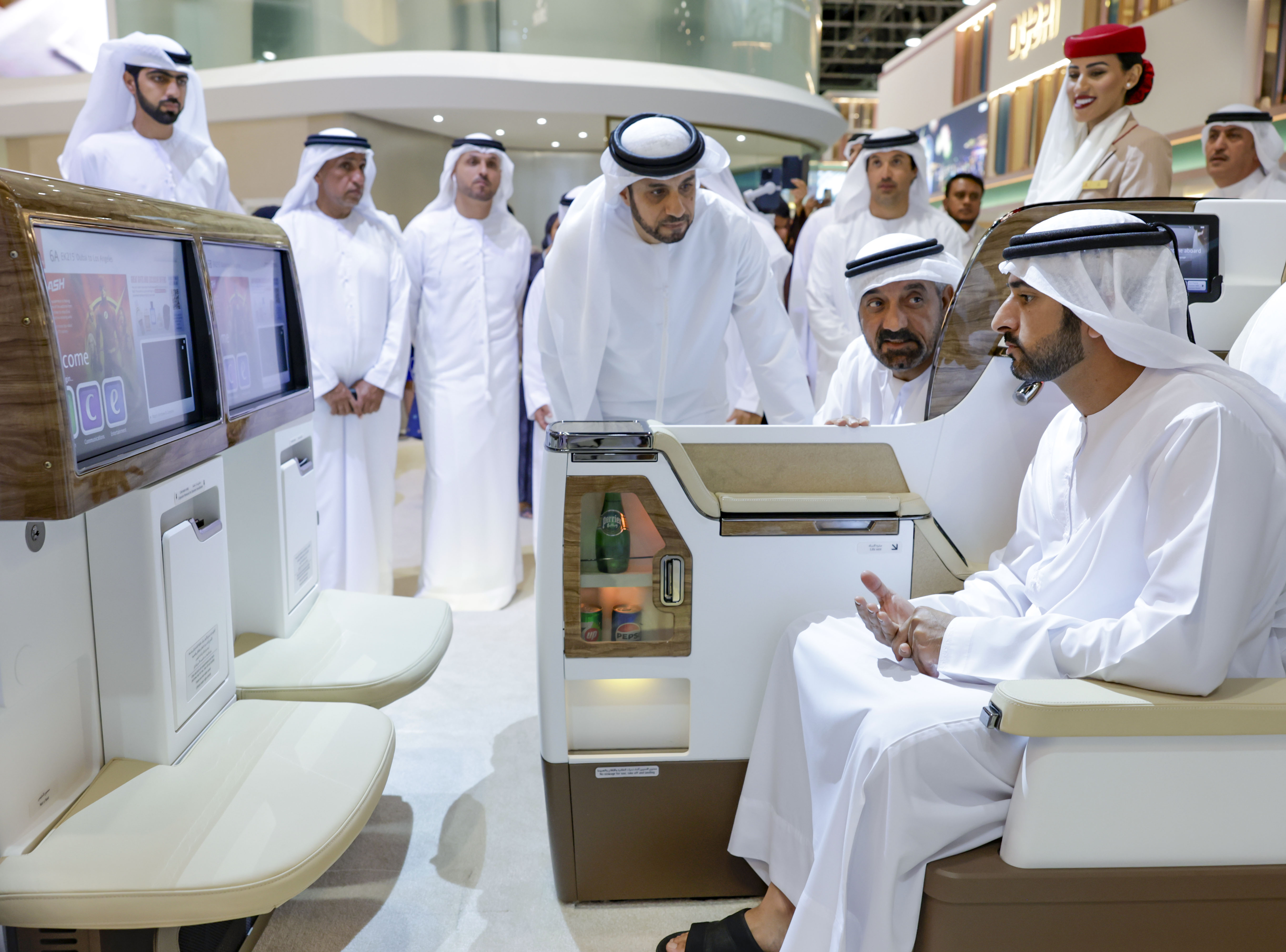 Hamdan bin Mohammed tours Arabian Travel Market 2024