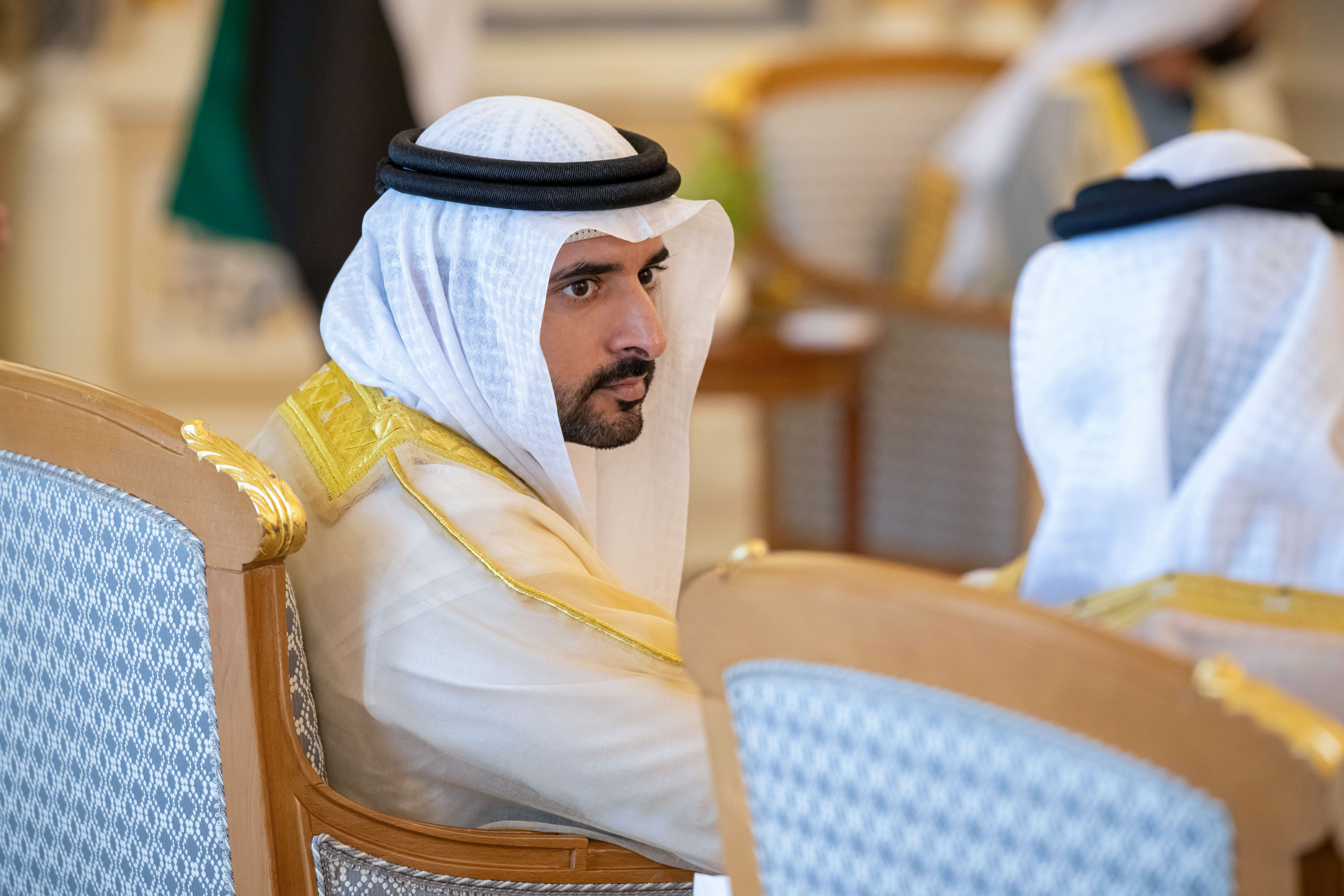 Hamdan bin Mohammed newly appointed ministers take oath before UAE President Mohammed bin Rashid