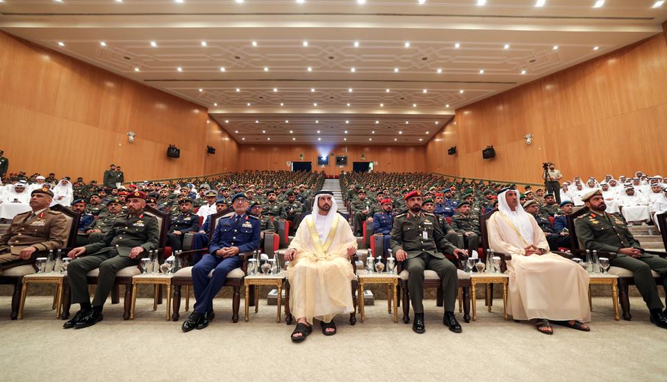 Hamdan bin Mohammed attends graduation ceremony at Zayed II Military College in Al Ain