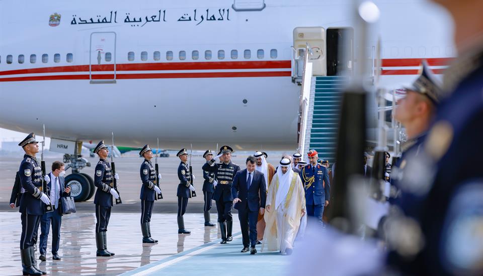 Hamdan bin Mohammed arrives in Tashkent commencing official visit to Uzbekistan