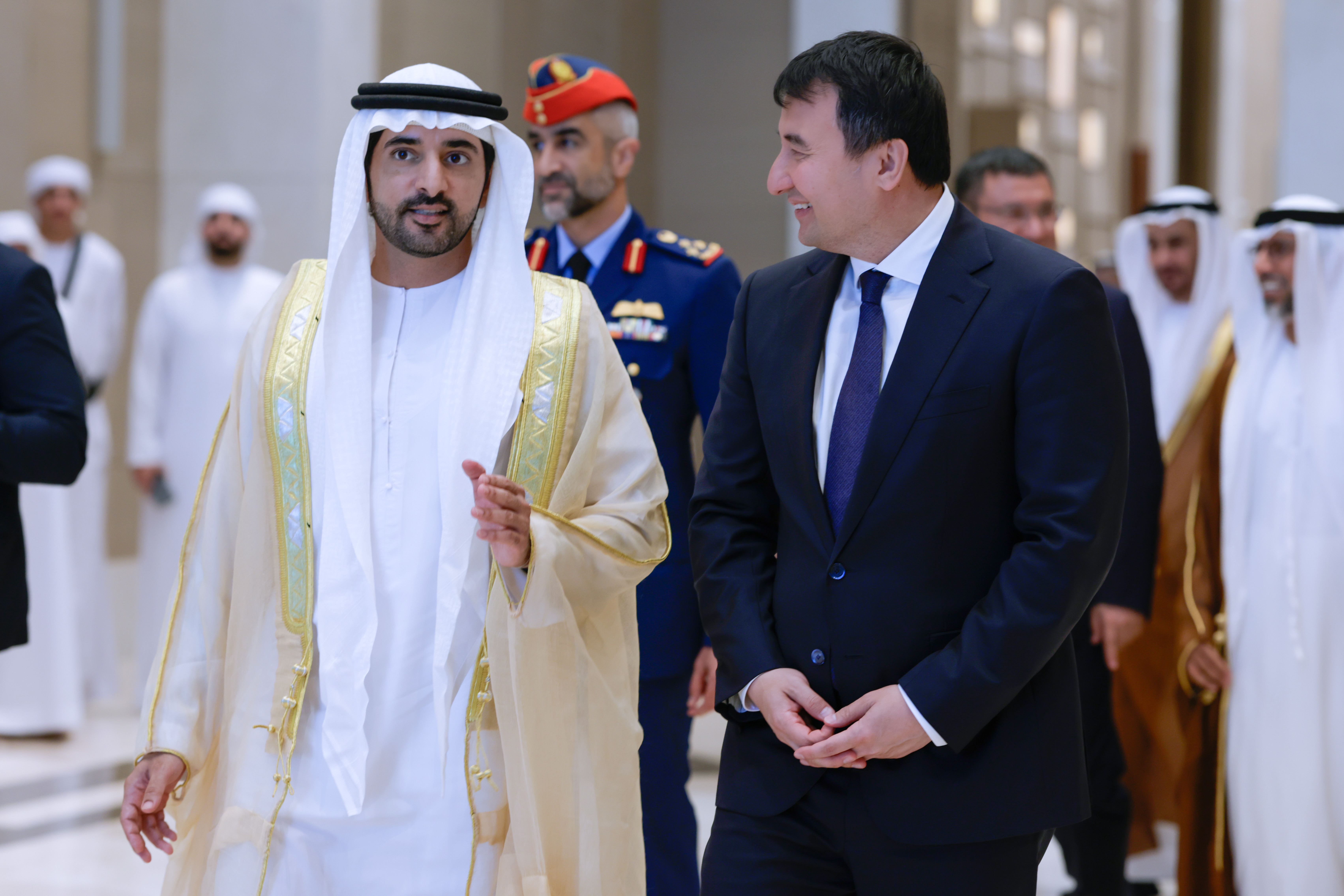 Hamdan bin Mohammed witnesses signing of series of agreements and MoUs in  Tashkent