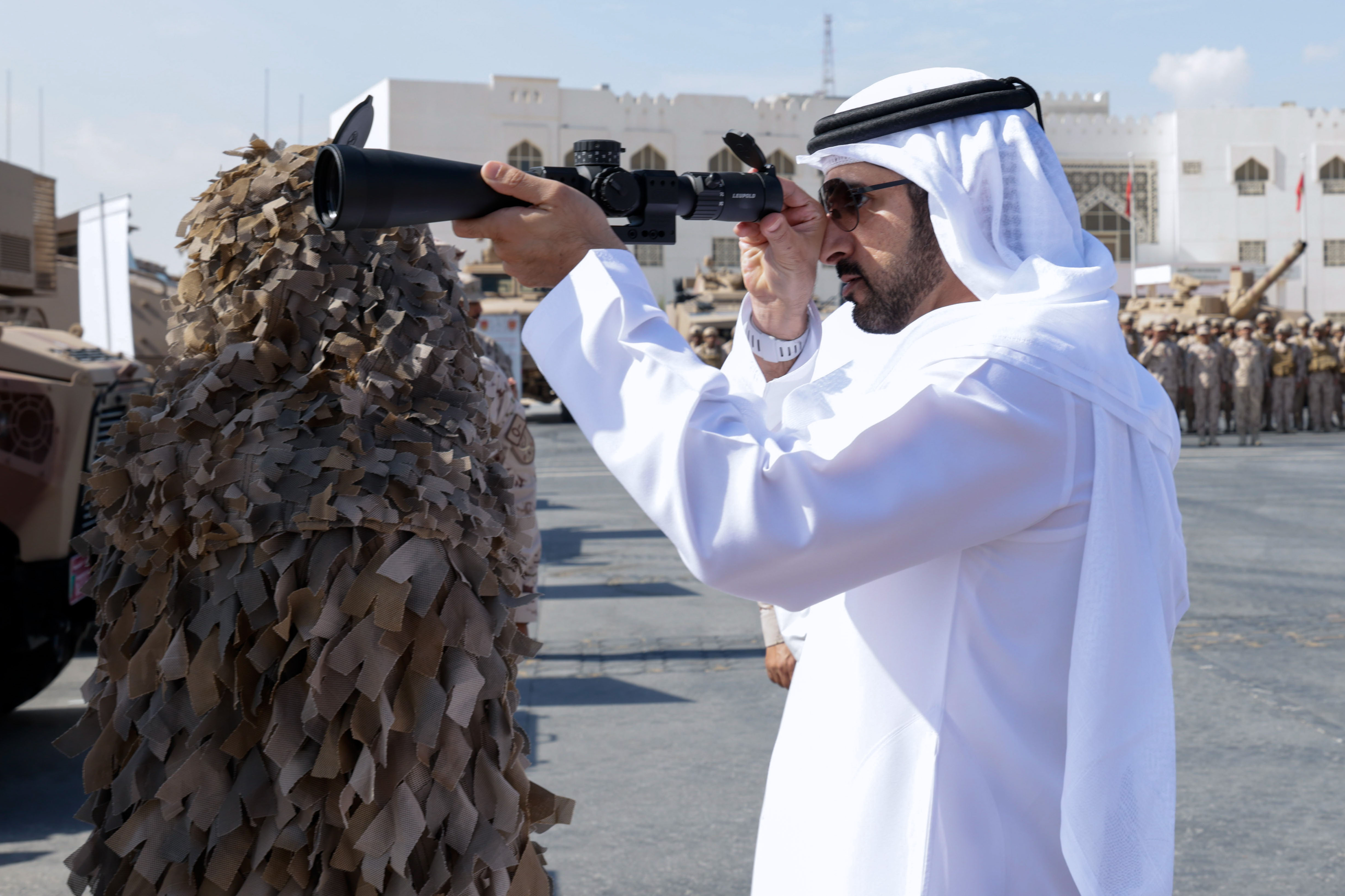 Sheikh Hamdan News - Hamdan bin Mohammed emphasises crucial role of Armed Forces in securing nation’s progress during visit to Abu Dhabi military facility