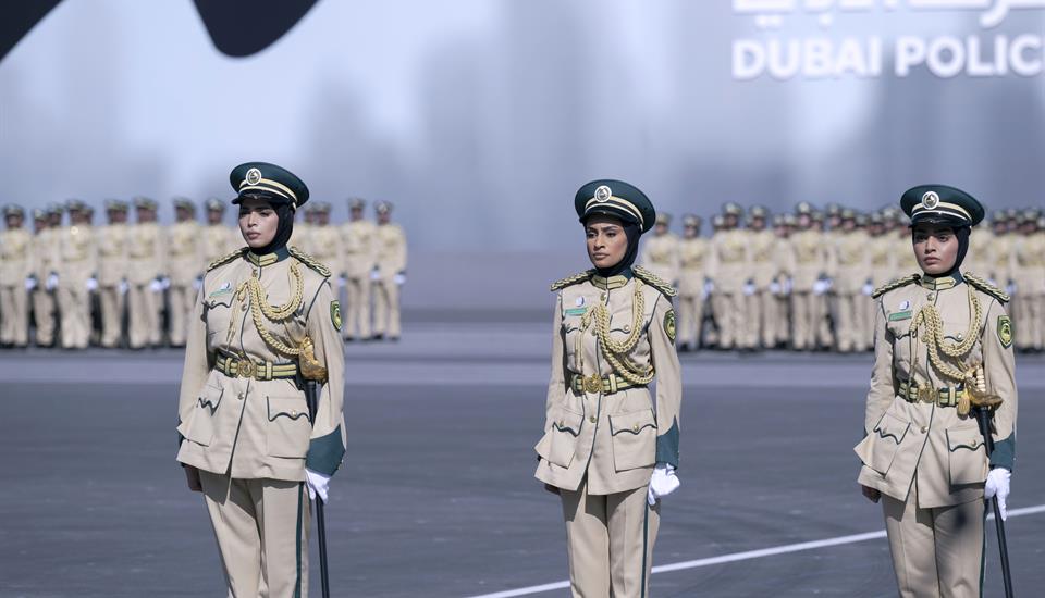 Hamdan bin Mohammed attends graduation ceremony at the Dubai Police Academy