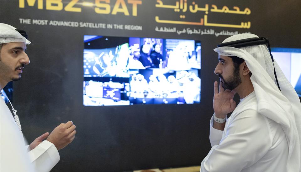 Hamdan bin Mohammed commends MBRSC team on successful launch of MBZ-SAT