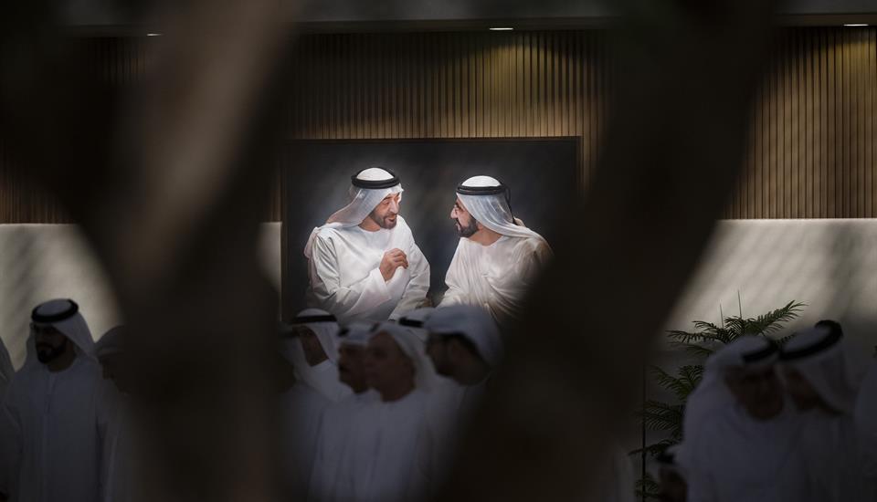 Crown Prince of Abu Dhabi and Crown Prince of Dubai meet over Iftar banquet