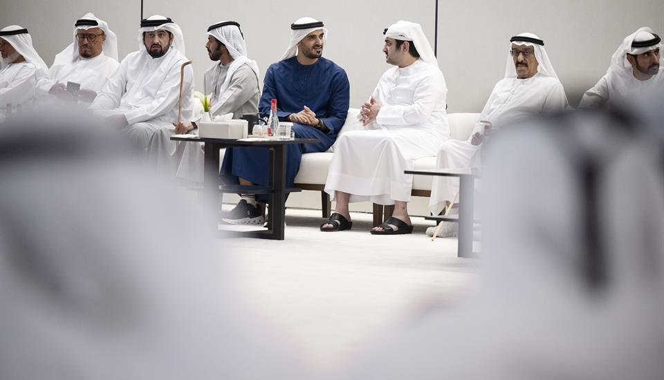 Crown Prince of Abu Dhabi and Crown Prince of Dubai meet over Iftar banquet