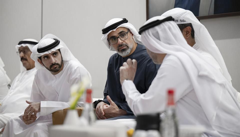 Crown Prince of Abu Dhabi and Crown Prince of Dubai meet over Iftar banquet