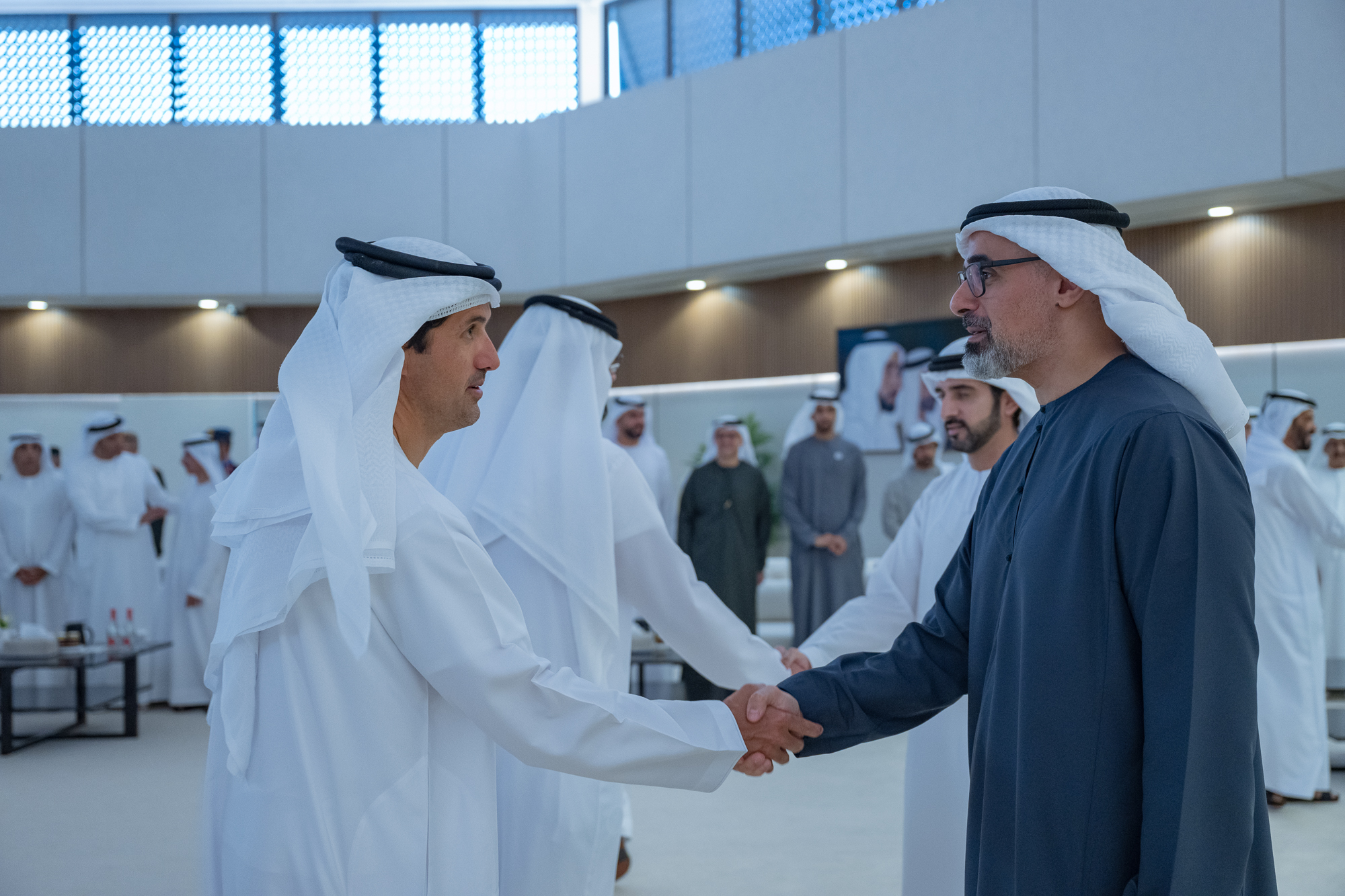 Crown Prince of Abu Dhabi and Crown Prince of Dubai meet over Iftar banquet