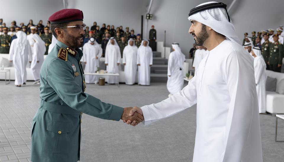 حمدان بن محمد يحضر حفل الذكرى الـ 49 لتوحيد القوات المسلحة الإماراتية