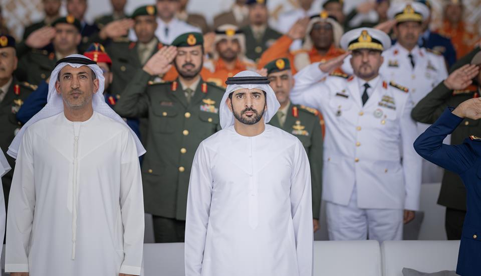 حمدان بن محمد يحضر حفل الذكرى الـ 49 لتوحيد القوات المسلحة الإماراتية