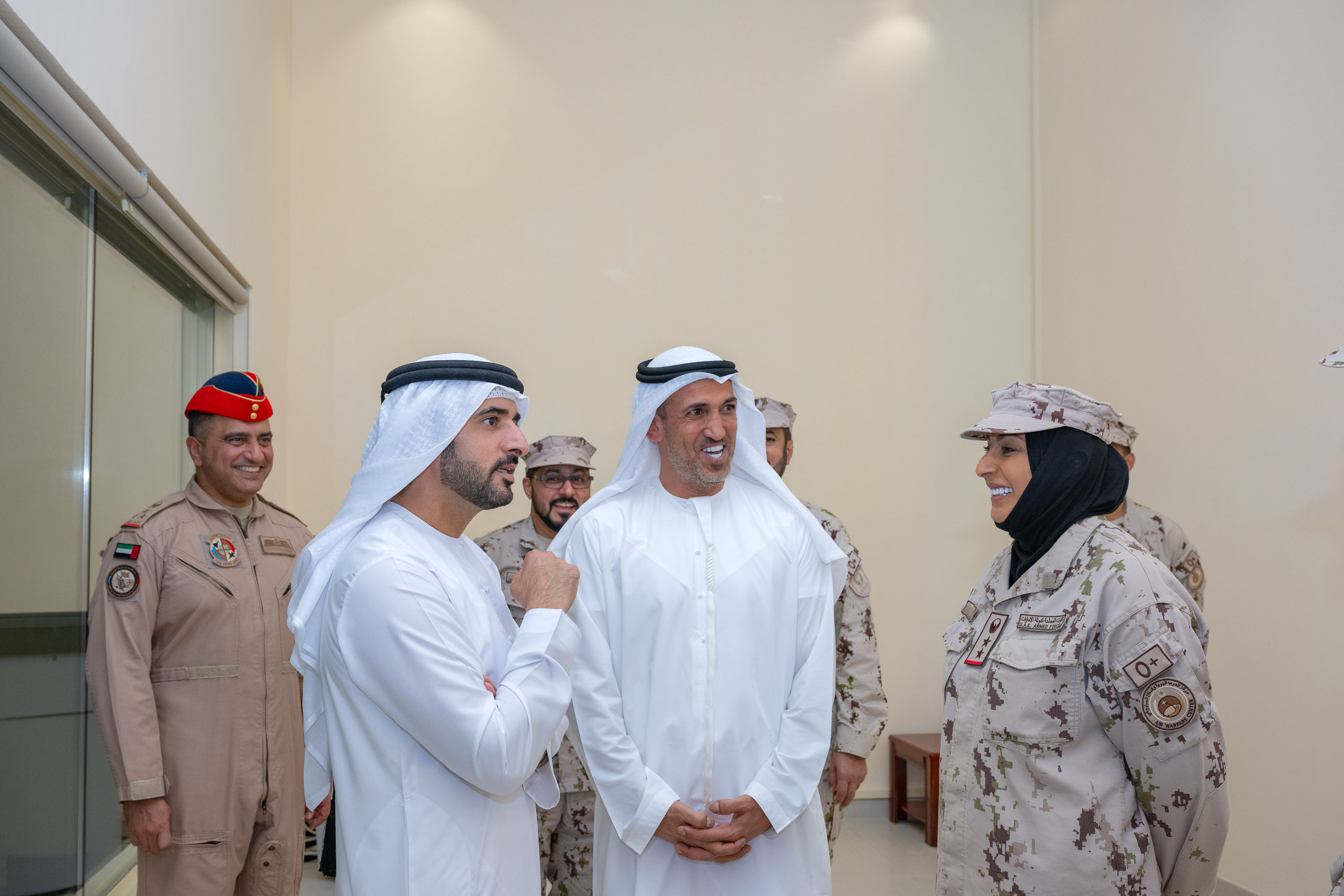 Hamdan bin Mohammed attends joint military exercise “Desert Flag 10”