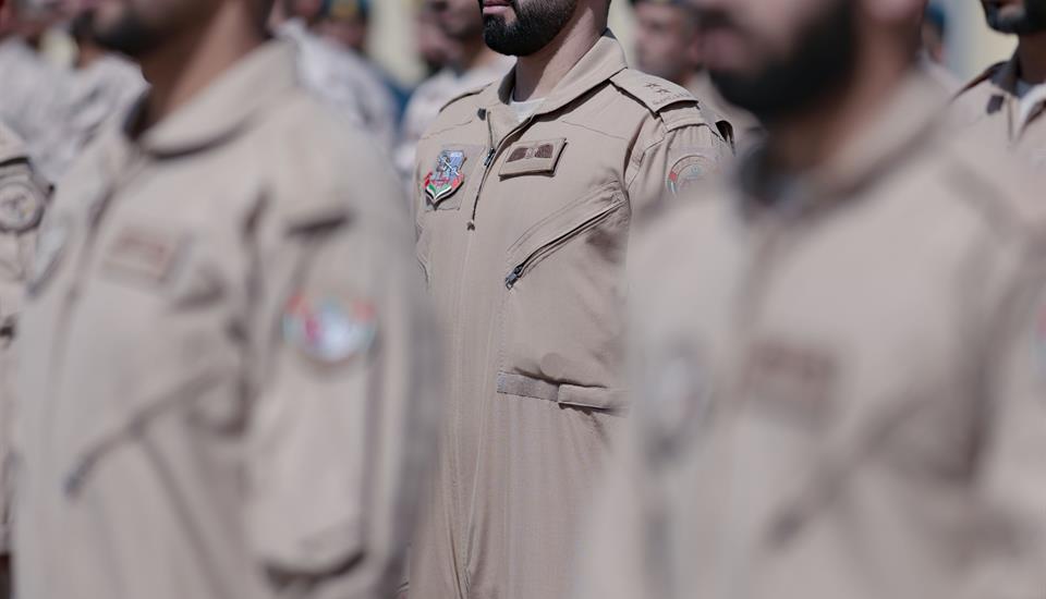 Hamdan bin Mohammed visits Al Dhafra Air Base in Abu Dhabi