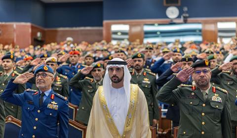 Sheikh Hamdan News - Hamdan bin Mohammed attends graduation ceremony of 34th Joint Command and Staff Course