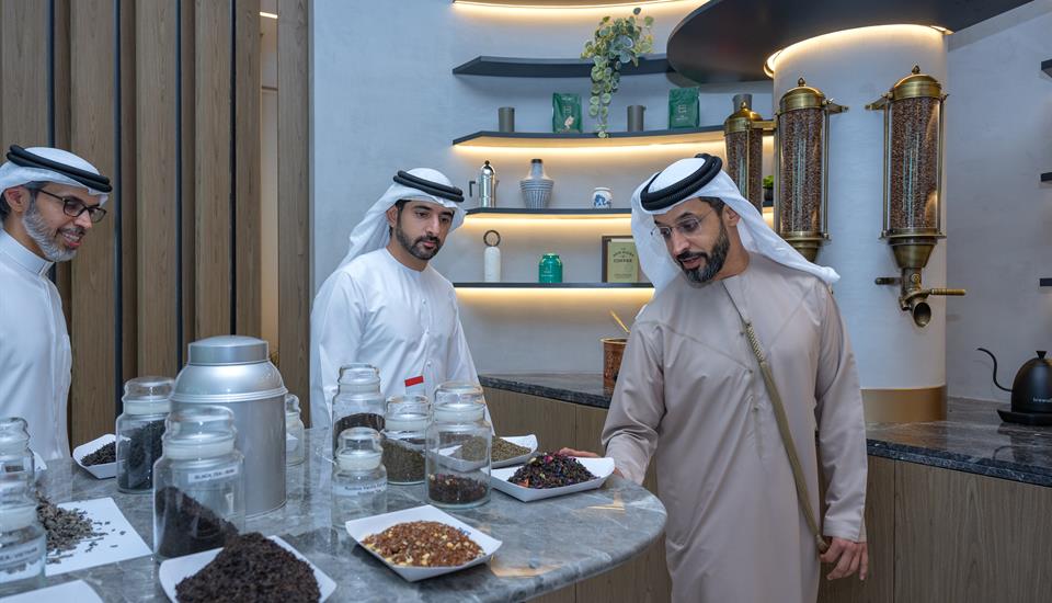 Hamdan bin Mohammed visits world’s largest diamond tender facility at DMCC