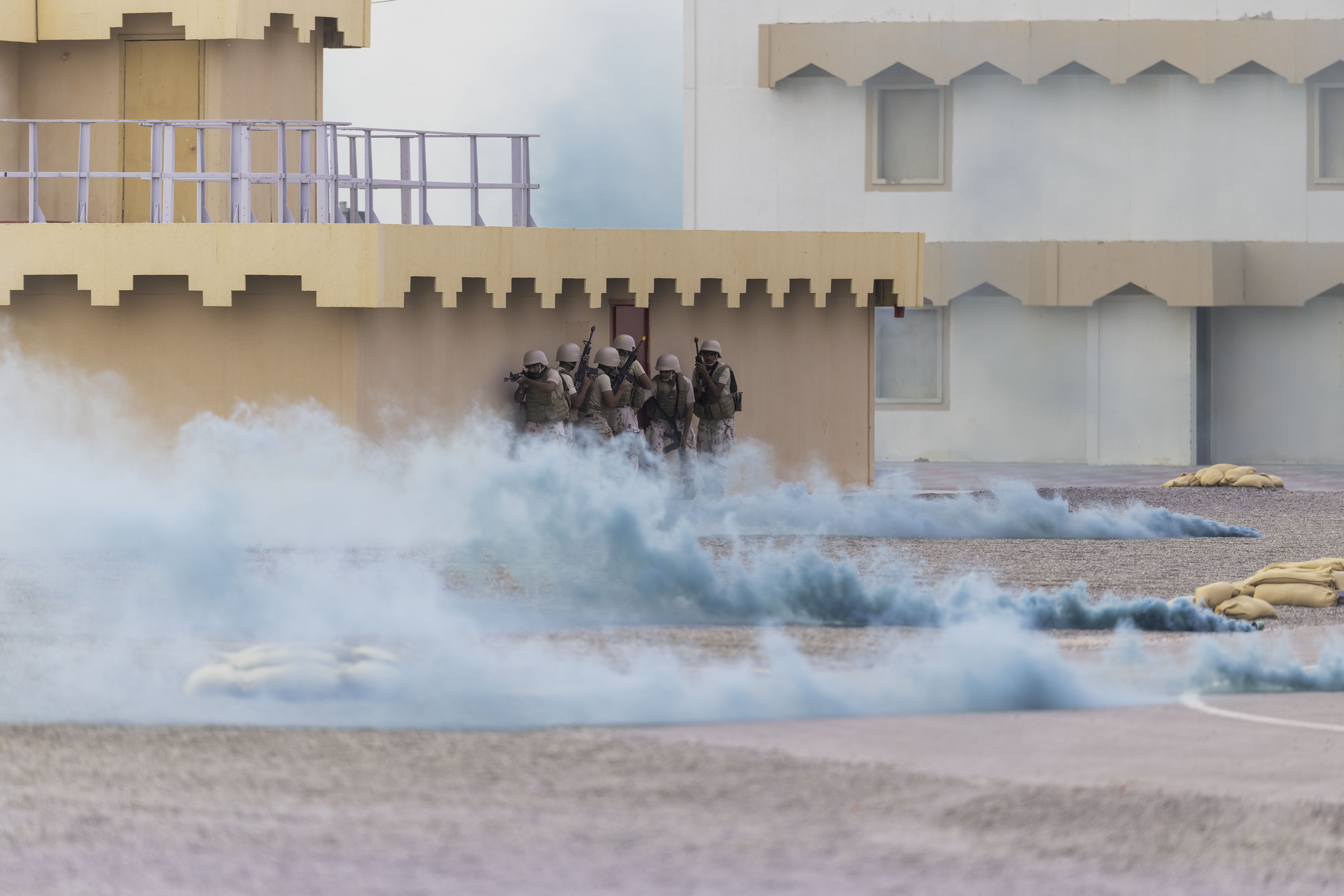Hamdan bin Mohammed witnesses display of skills of National Service Programme recruits