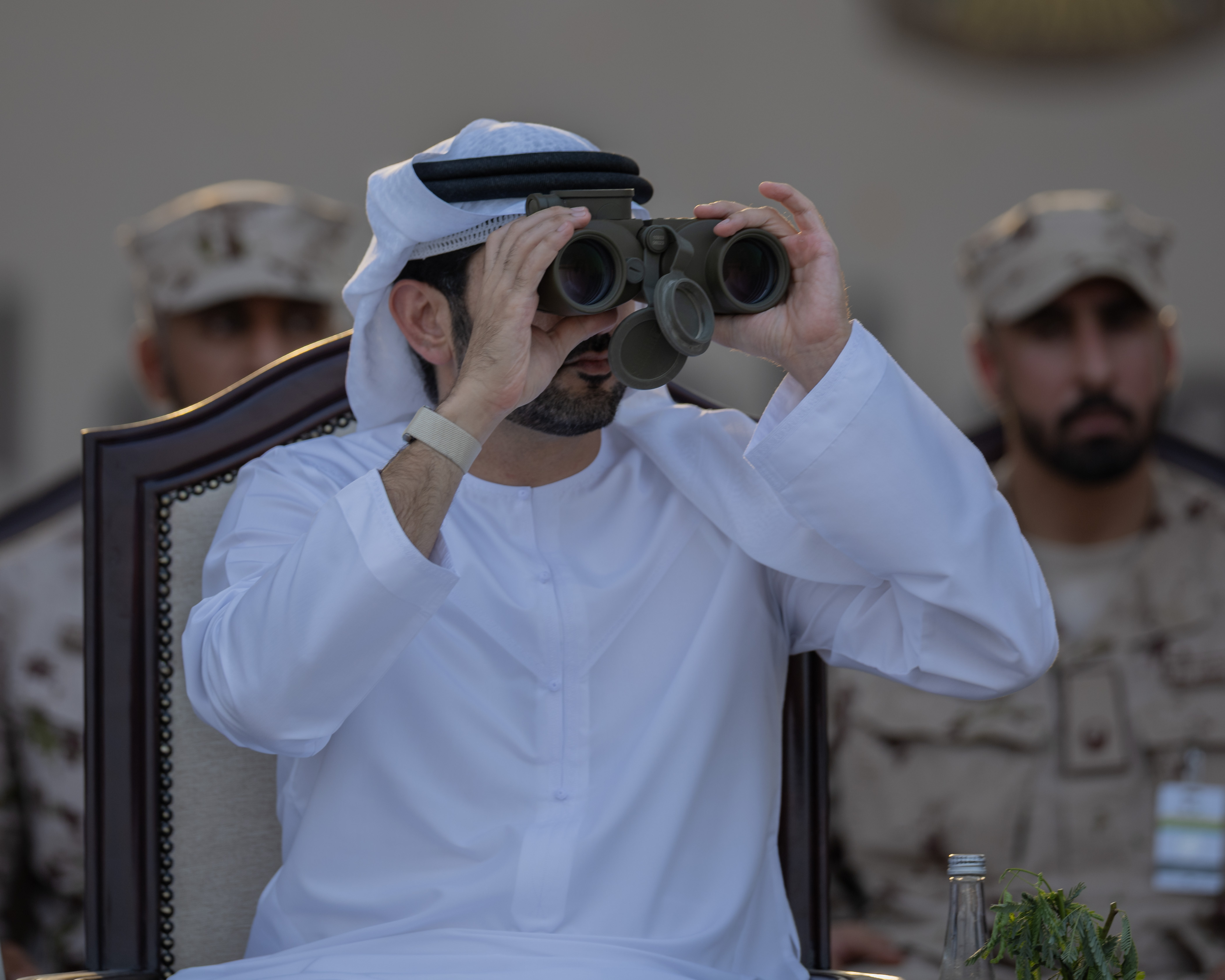 Hamdan bin Mohammed witnesses display of skills of National Service Programme recruits